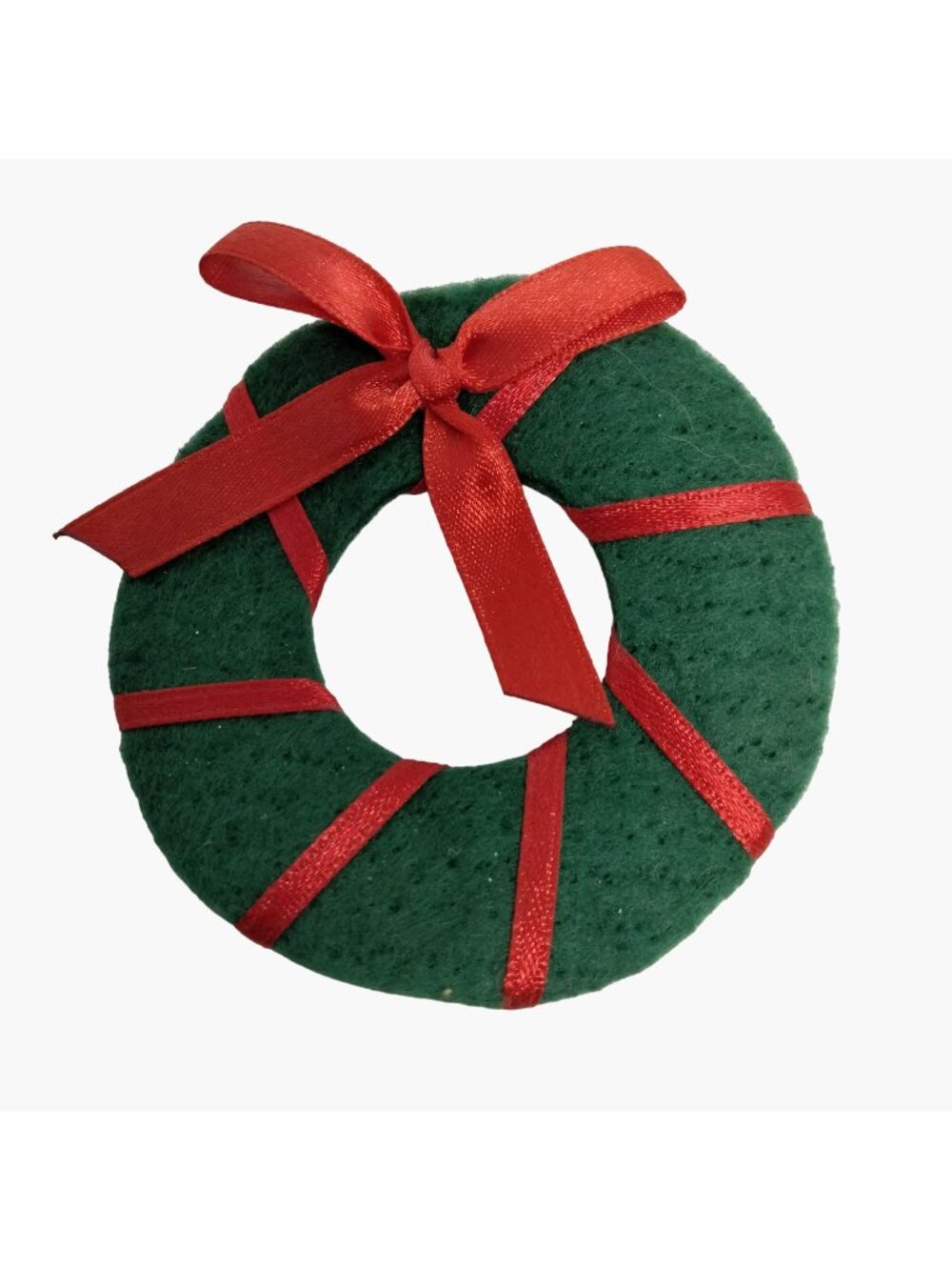 Felt Christmas Wreath Scrapbooking Embellishment Junk Journal Craft Accent